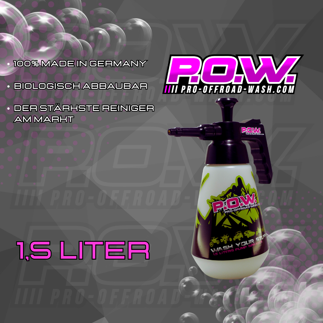 POW Offroad Reiniger Pumpsprüher - 1,5 Liter POW Offroad Reiniger Pumpsprüher - 1,5 Liter