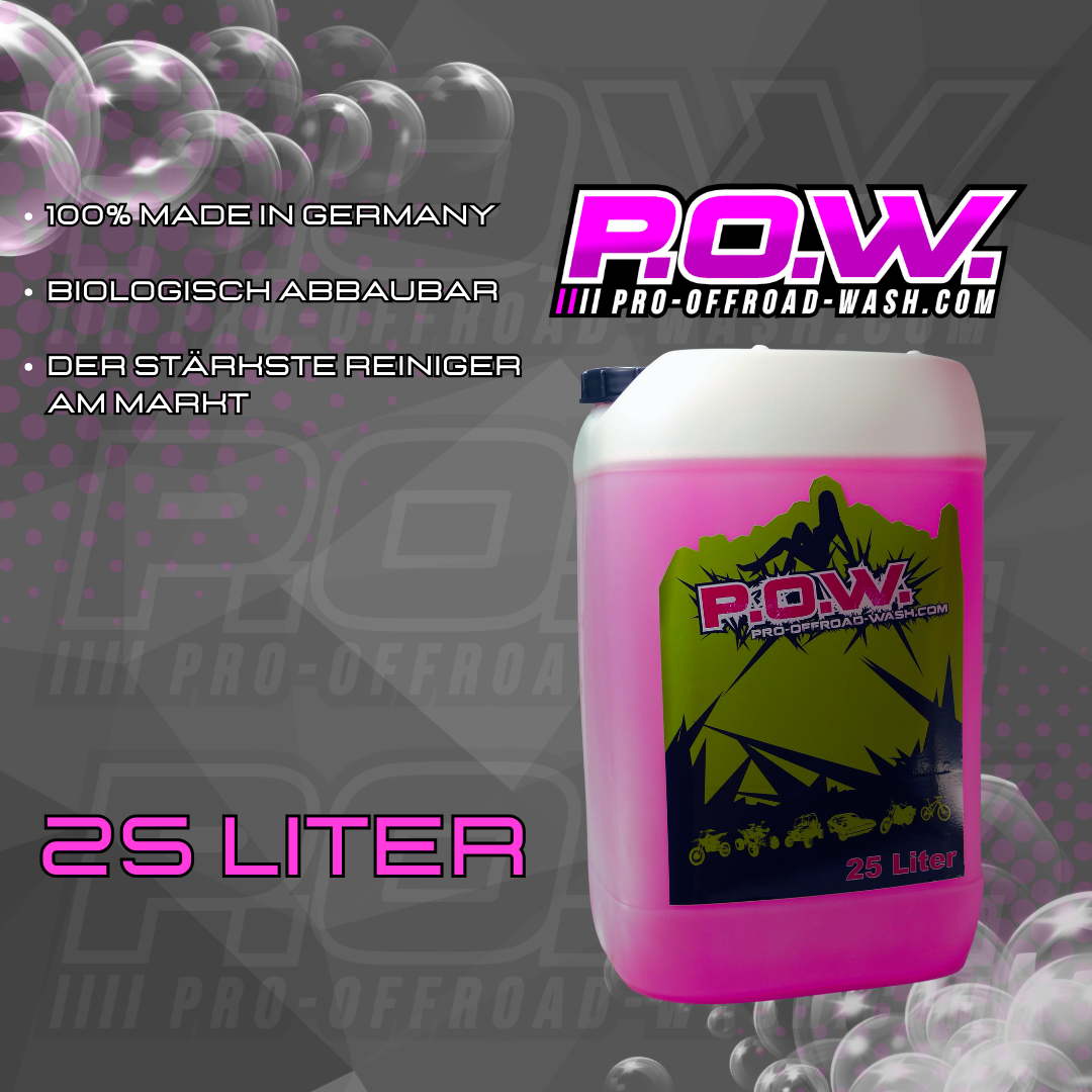 P.O.W. Offroad Reiniger Konzentrat - 25 Liter P.O.W. Offroad Reiniger Konzentrat - 25 Liter