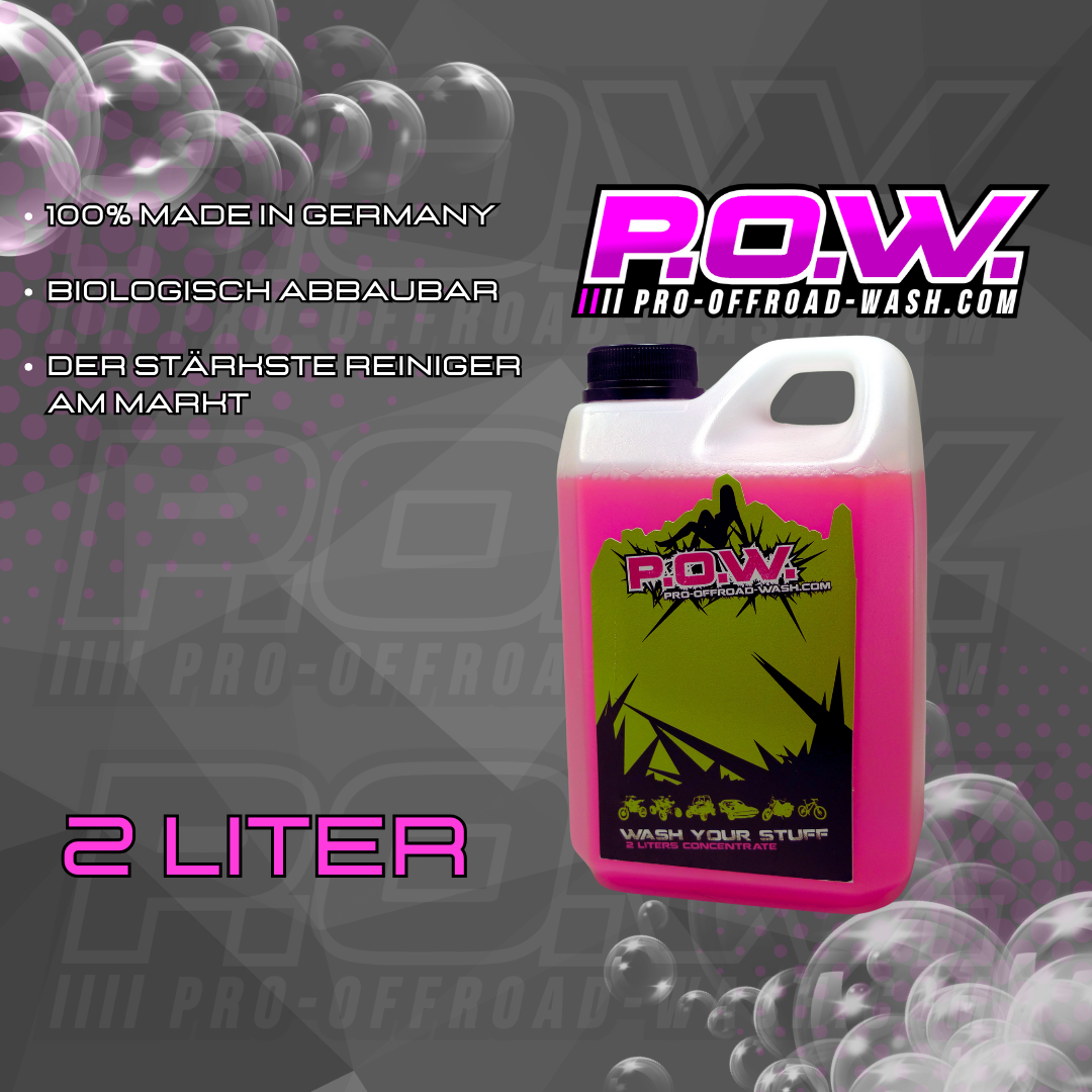 P.O.W. Offroad Reiniger Konzentrat - 2 Liter P.O.W. Offroad Reiniger Konzentrat - 2 Liter